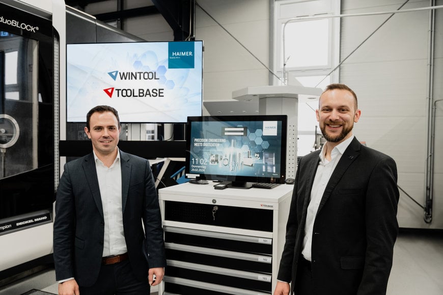 HAIMER Toolroom nu in te richten met WinTool en Toolbase Systeem 